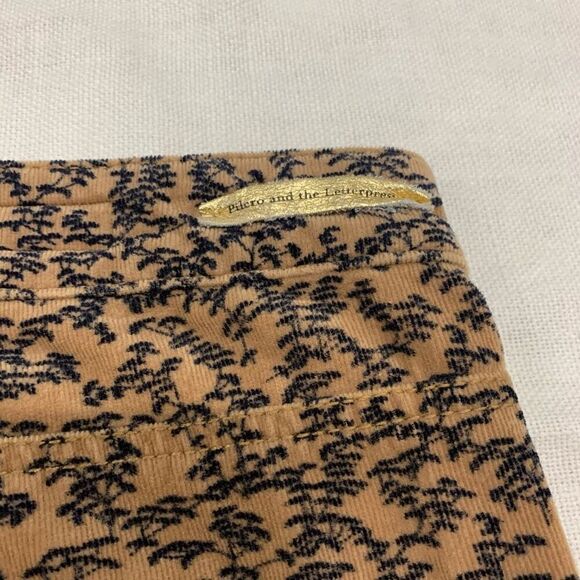 Pilcro the Letterpress Anthropologie 26 Serif corduroy skinny pants tan mid rise - Picture 10 of 10